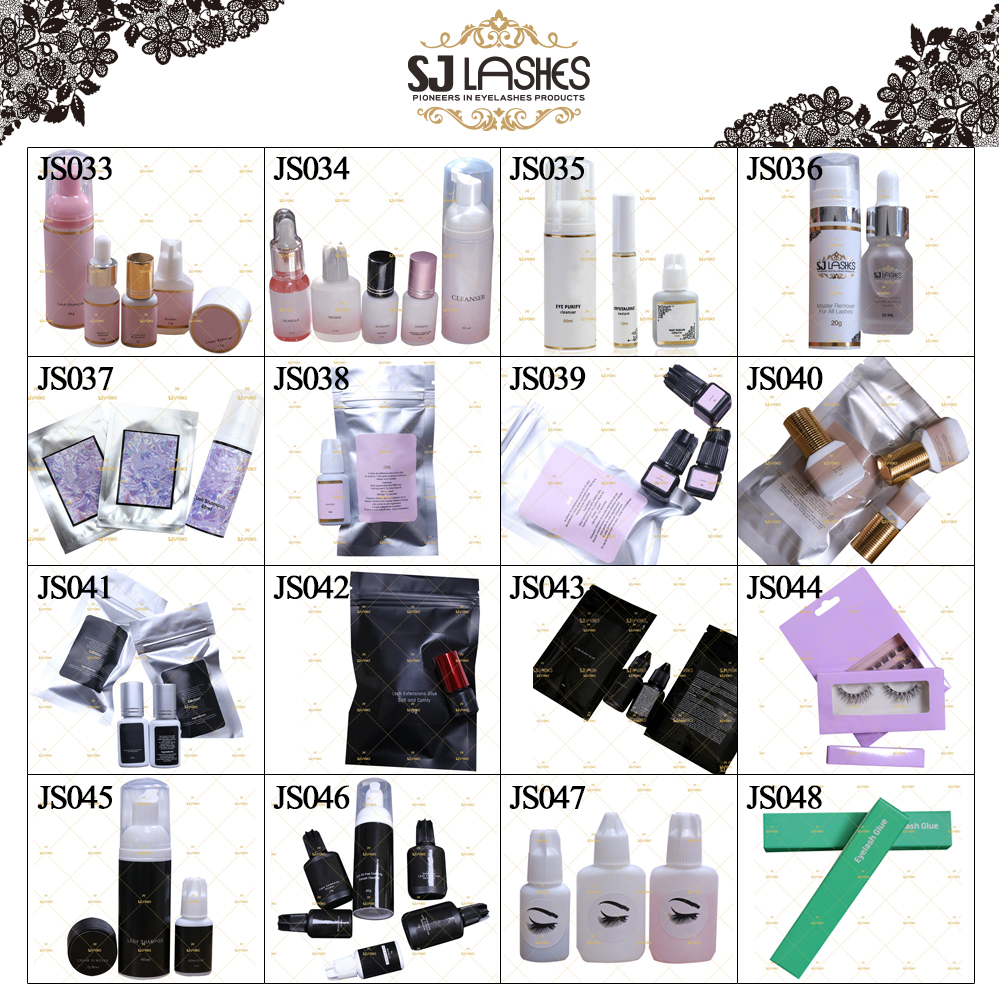 Packaging Code Chart #JS033-JS048
