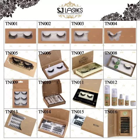 Packaging Code Chart #TN001-TN016