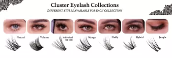 DIY Cluster Lashes - Save More Money Comparing With Eyelash Extensions In Salon.