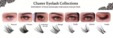 DIY Cluster Lashes - Save More Money Comparing With Eyelash Extensions In Salon.
