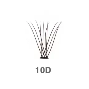 Salon Extensions Look Heat Bonded Fan Lashes #HB10D
