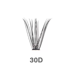 Salon Extensions Look Heat Bonded Fan Lashes #HB30D