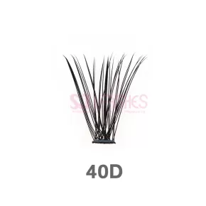 Salon Extensions Look Heat Bonded Fan Lashes #HB40D