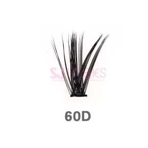 Salon Extensions Look Heat Bonded Fan Lashes #HB60D