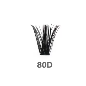 Salon Extensions Look Heat Bonded Fan Lashes #HB80D