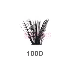 Salon Extensions Look Heat Bonded Fan Lashes #HB100D