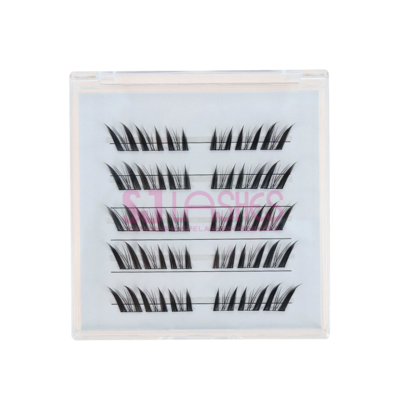 Anime Look Spiky Manga Cluster Lash Extensions #AM01