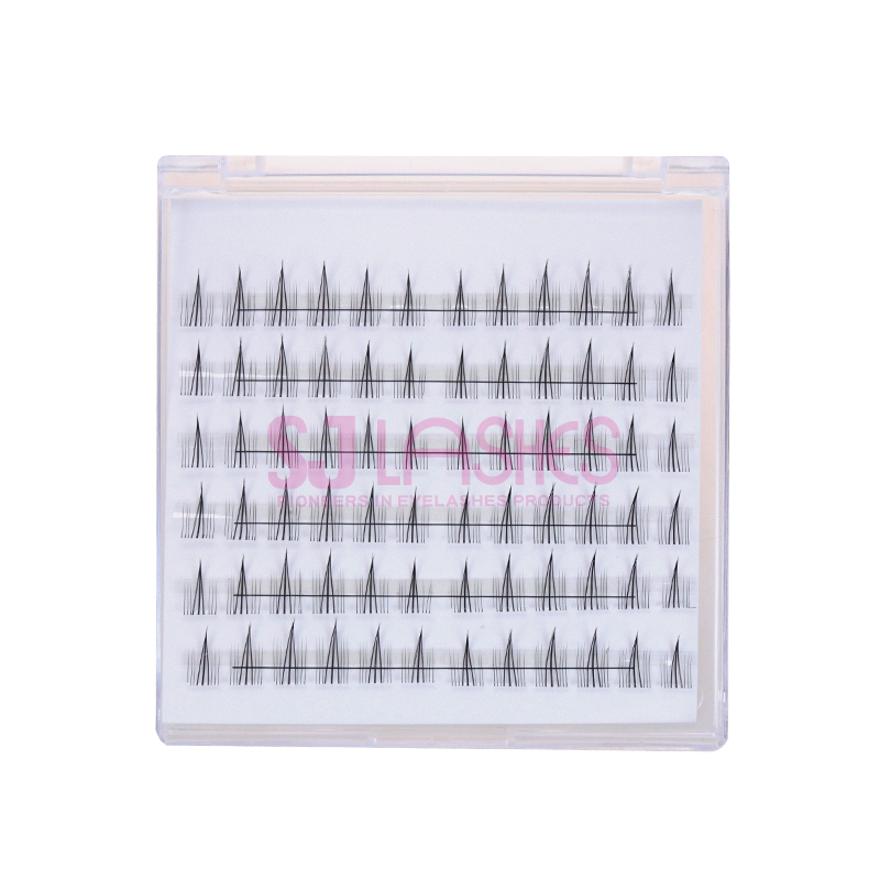 Anime Look Spiky Manga Cluster Lash Extensions #AM03