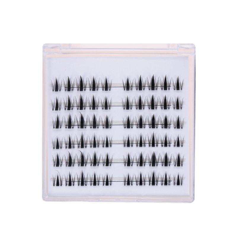 Anime Look Spiky Manga Cluster Lash Extensions #AM04