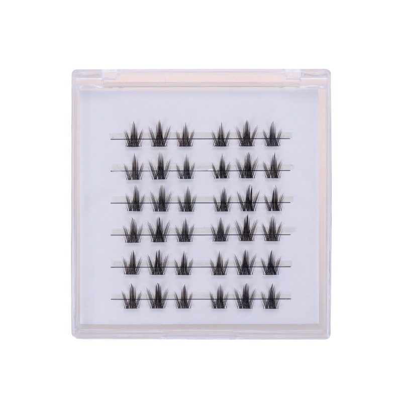 Anime Look Spiky Manga Cluster Lash Extensions #AM07