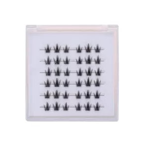 Anime Look Spiky Manga Cluster Lash Extensions #AM07