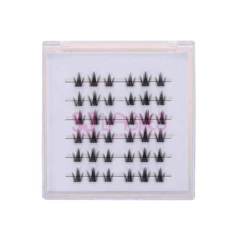 Anime Look Spiky Manga Cluster Lash Extensions #AM07