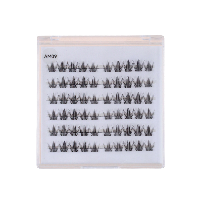 Anime Look Spiky Manga Cluster Lash Extensions #AM09