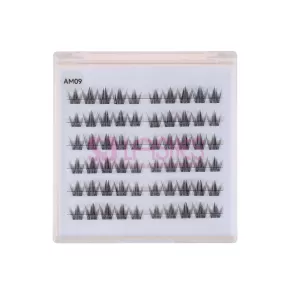 Anime Look Spiky Manga Cluster Lash Extensions #AM09