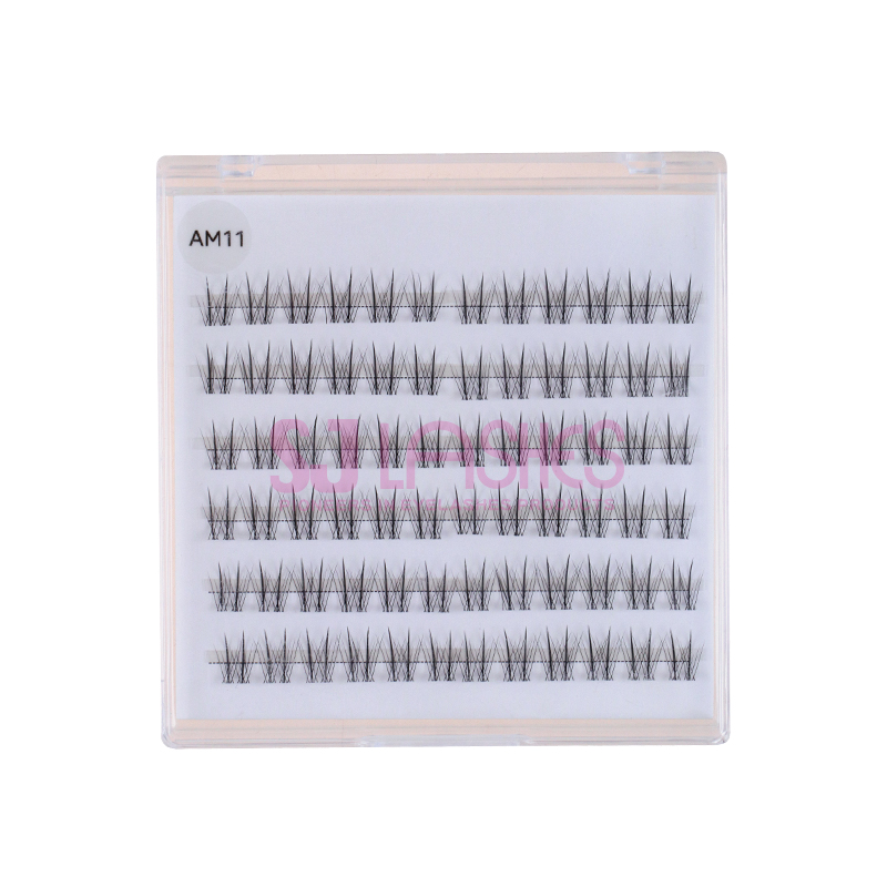 Anime Look Spiky Manga Cluster Lash Extensions #AM11