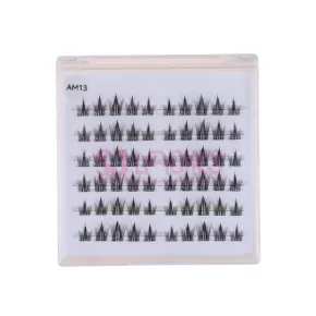 Anime Look Spiky Manga Cluster Lash Extensions #AM13