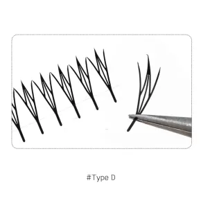 Anime Pre-made Fan Lashes #Type D