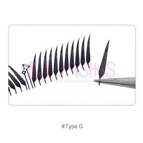 Anime Pre-made Fan Lashes #Type G