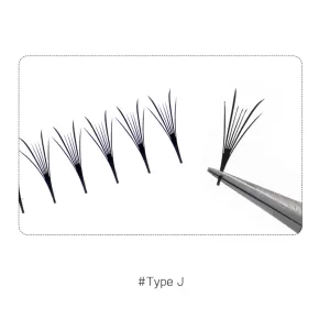 Anime Pre-made Fan Lashes #Type J
