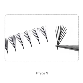 Anime Pre-made Fan Lashes #Type N