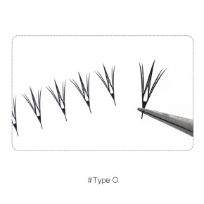 Anime Pre-made Fan Lashes #Type O