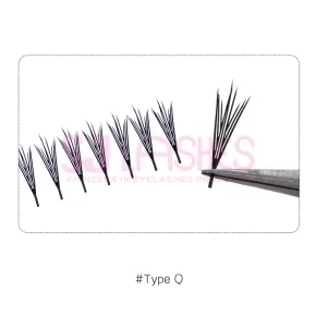 Anime Pre-made Fan Lashes #Type Q