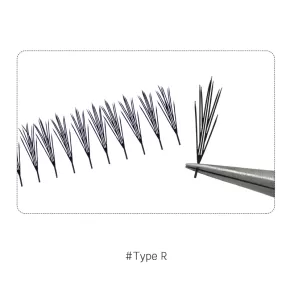 Anime Pre-made Fan Lashes #Type R