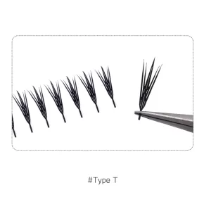 Anime Pre-made Fan Lashes #Type T