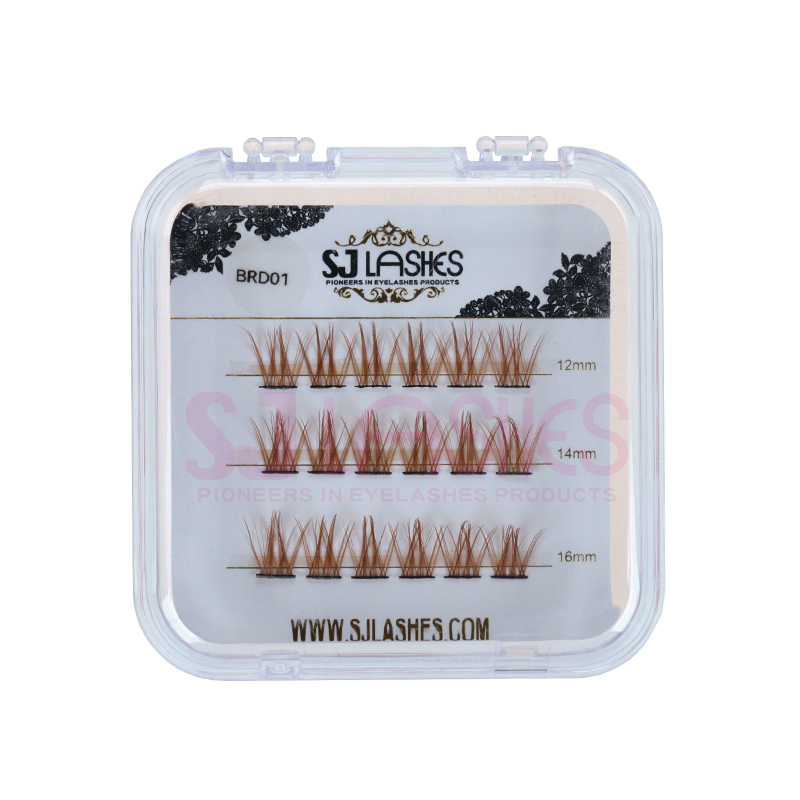 Brown Pre-Cut DIY Cluster Lashes #BRD01