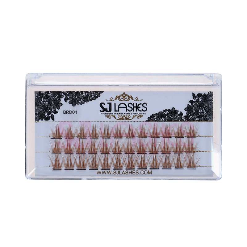 Brown Pre-Cut DIY Cluster Lashes #BRD01