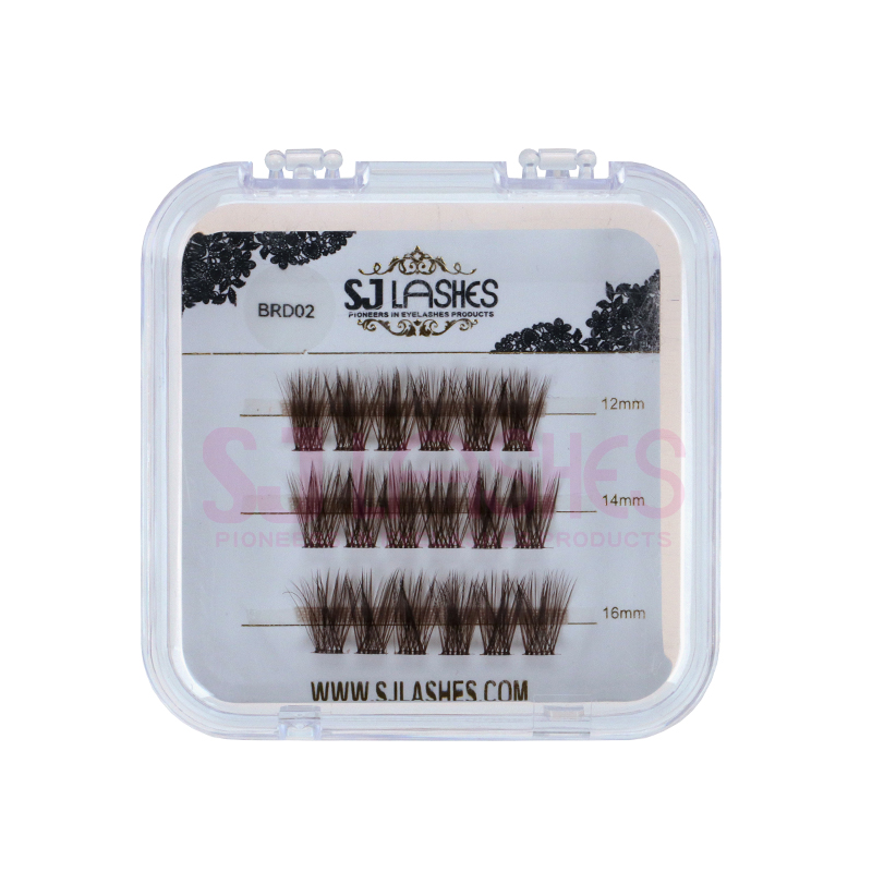 Brown Pre-Cut DIY Cluster Lashes #BRD02