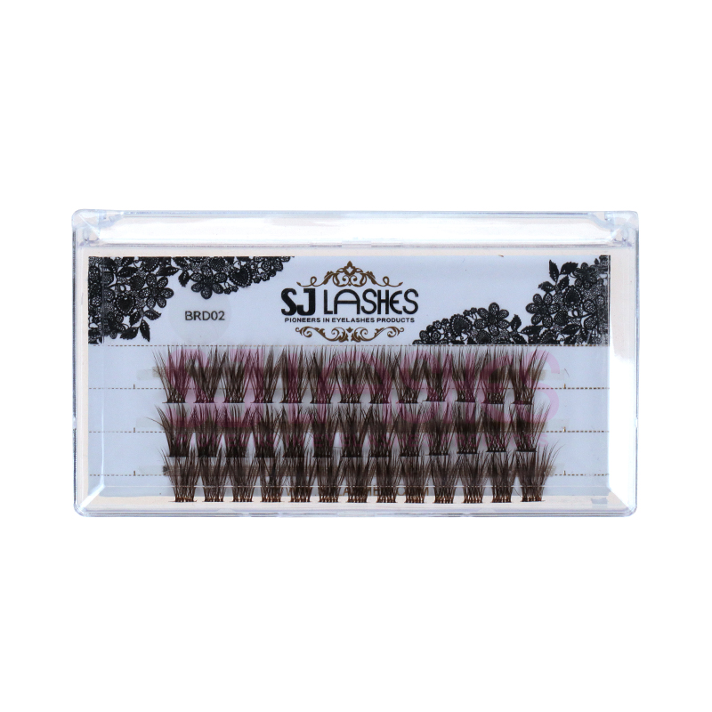 Brown Pre-Cut DIY Cluster Lashes #BRD02