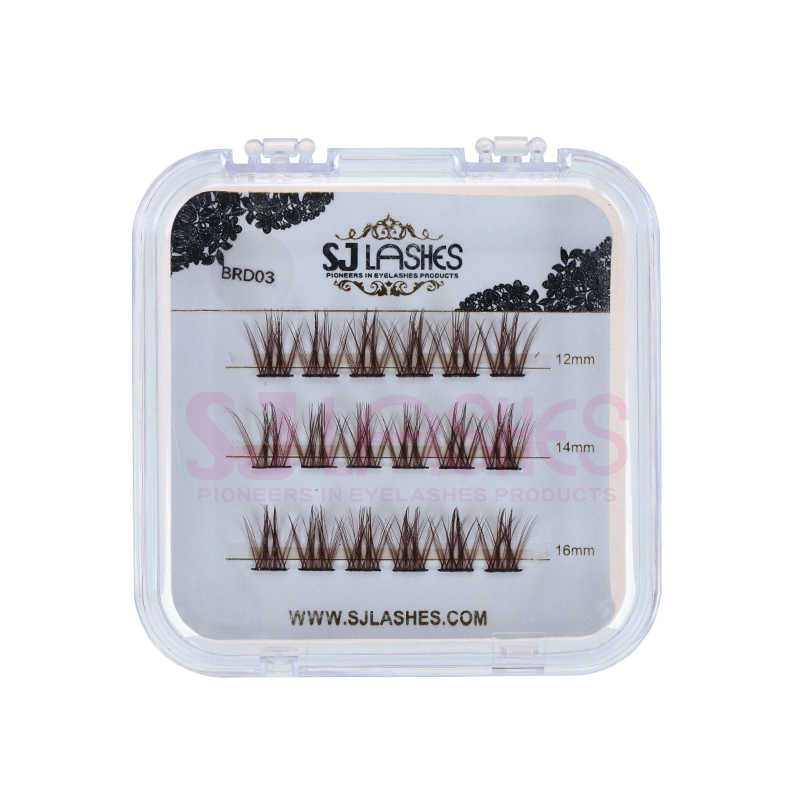 Brown Pre-Cut DIY Cluster Lashes #BRD03