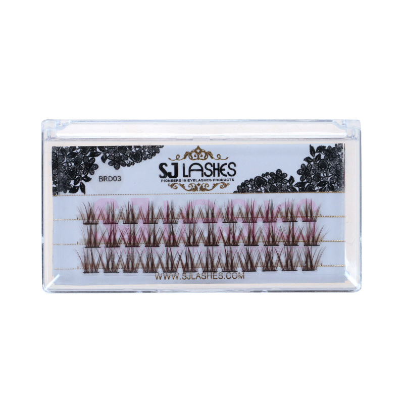Brown Pre-Cut DIY Cluster Lashes #BRD03
