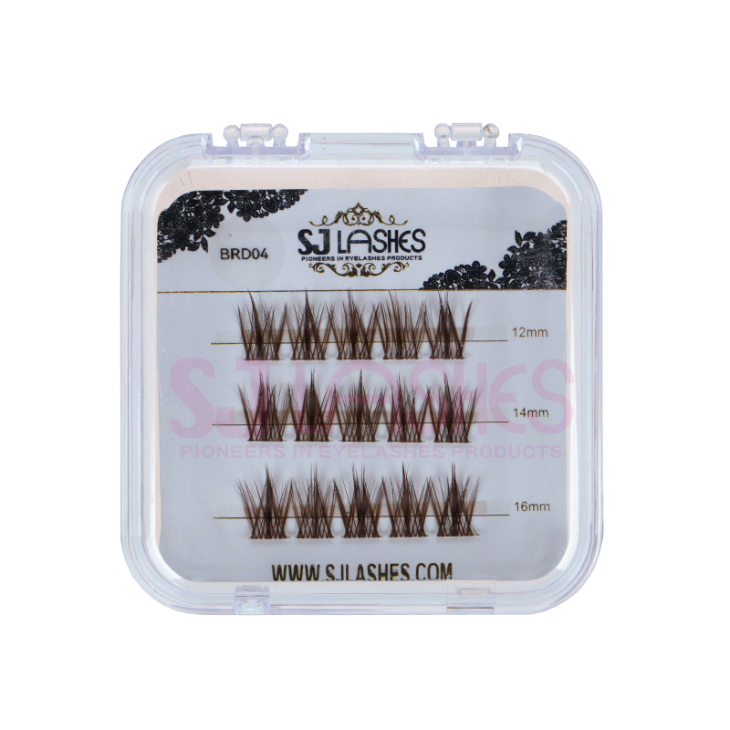 Brown Pre-Cut DIY Cluster Lashes #BRD04