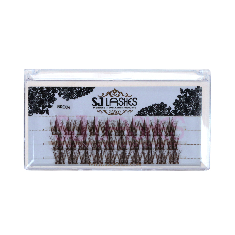 Brown Pre-Cut DIY Cluster Lashes #BRD04