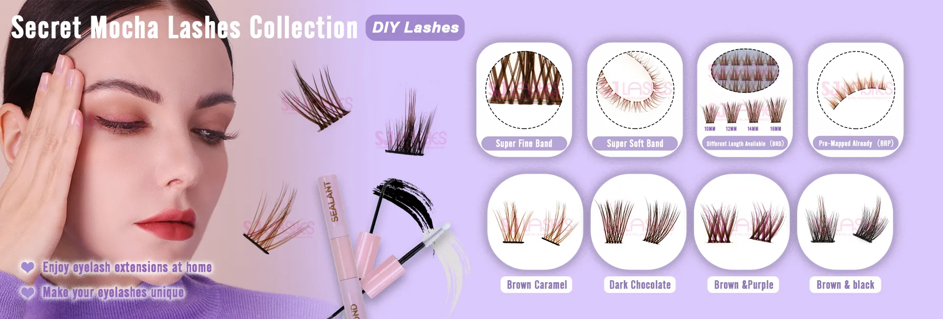Soft Brown Lashes