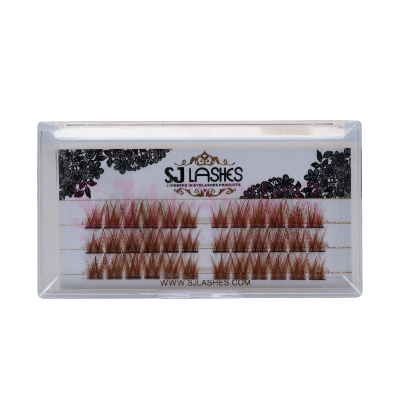 Brown Pre-Mapped DIY Cluster Lashes #BRP02