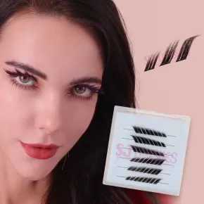 Pre-Glued Winged Out Cluster Lashes #GA03