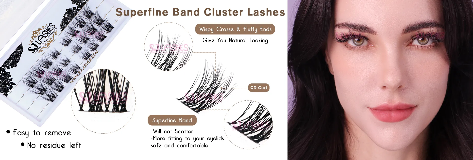 Superfine Band Cluster Lashes