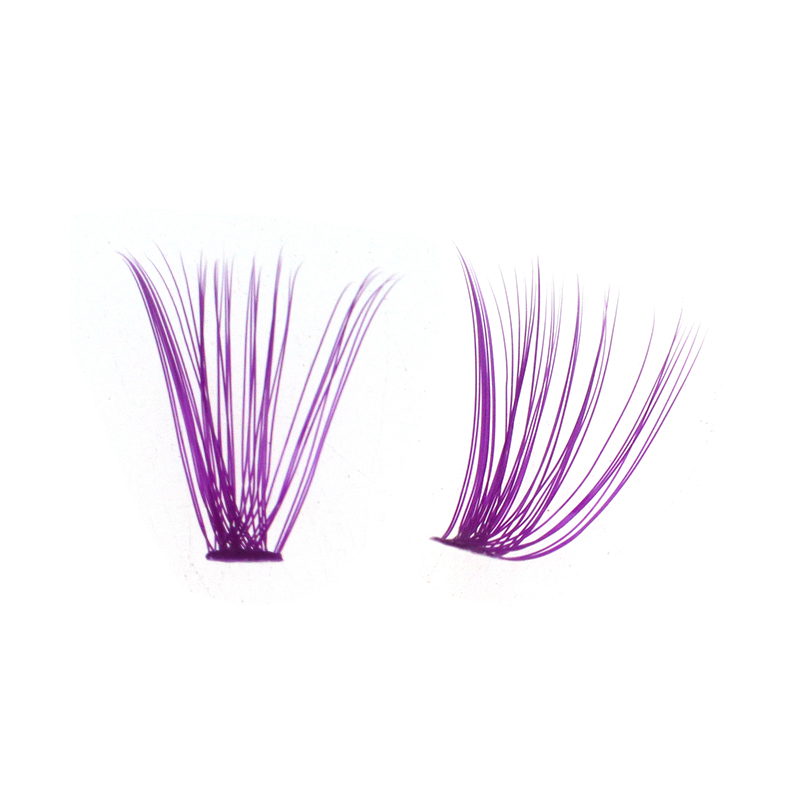 Colorful DIY Cluster Lashes #CD03