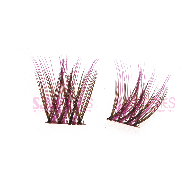 Colorful DIY Cluster Lashes #CD06