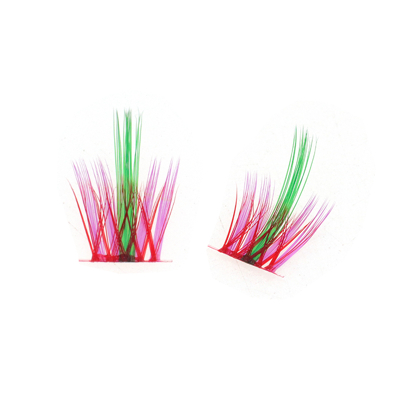 Colorful DIY Cluster Lashes #CD07
