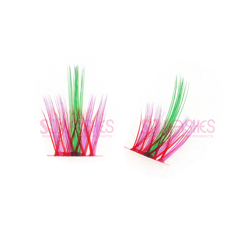 Colorful DIY Cluster Lashes #CD07