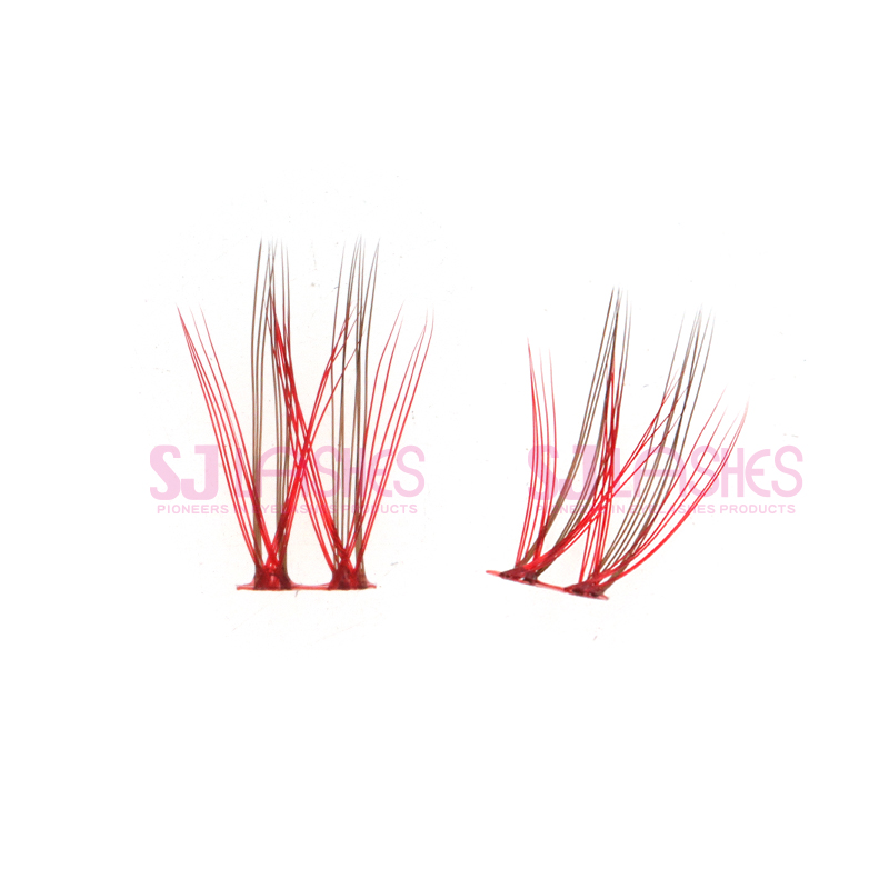Colorful DIY Cluster Lashes #CD08