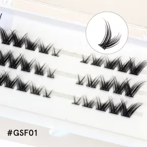 Superfine Band Pre-Glued Cluster Lashes #GSF01