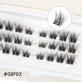 Superfine Band Pre-Glued Cluster Lashes #GSF02