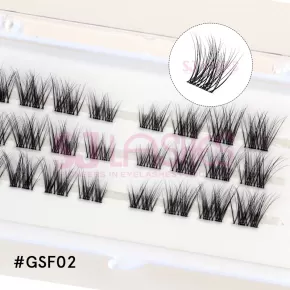 Superfine Band Pre-Glued Cluster Lashes #GSF02