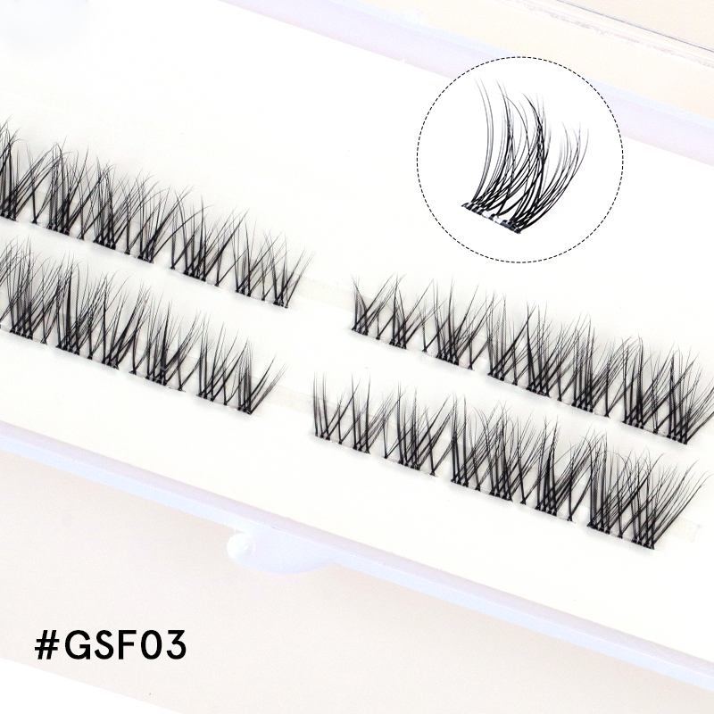 Superfine Band Pre-Glued Cluster Lashes #GSF03