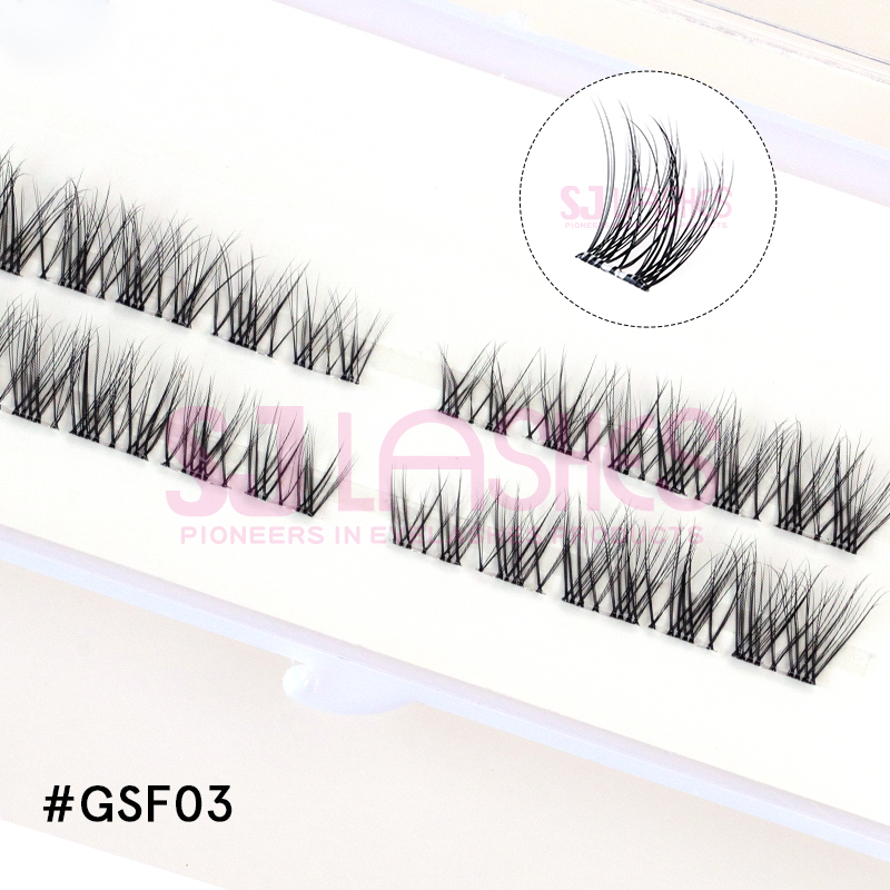 Superfine Band Pre-Glued Cluster Lashes #GSF03